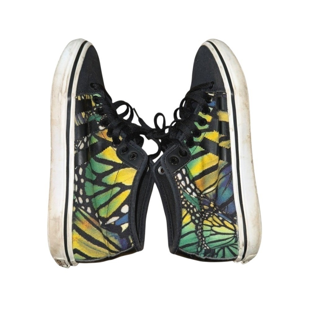 Adidas Originals Adria Mid Sneakers Women‎ 7.5 Pre-Owned Black Butterfly M25547